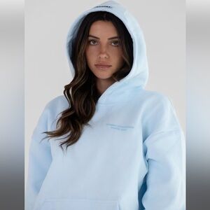 Comfrt Hoodie in Baby Blue size large